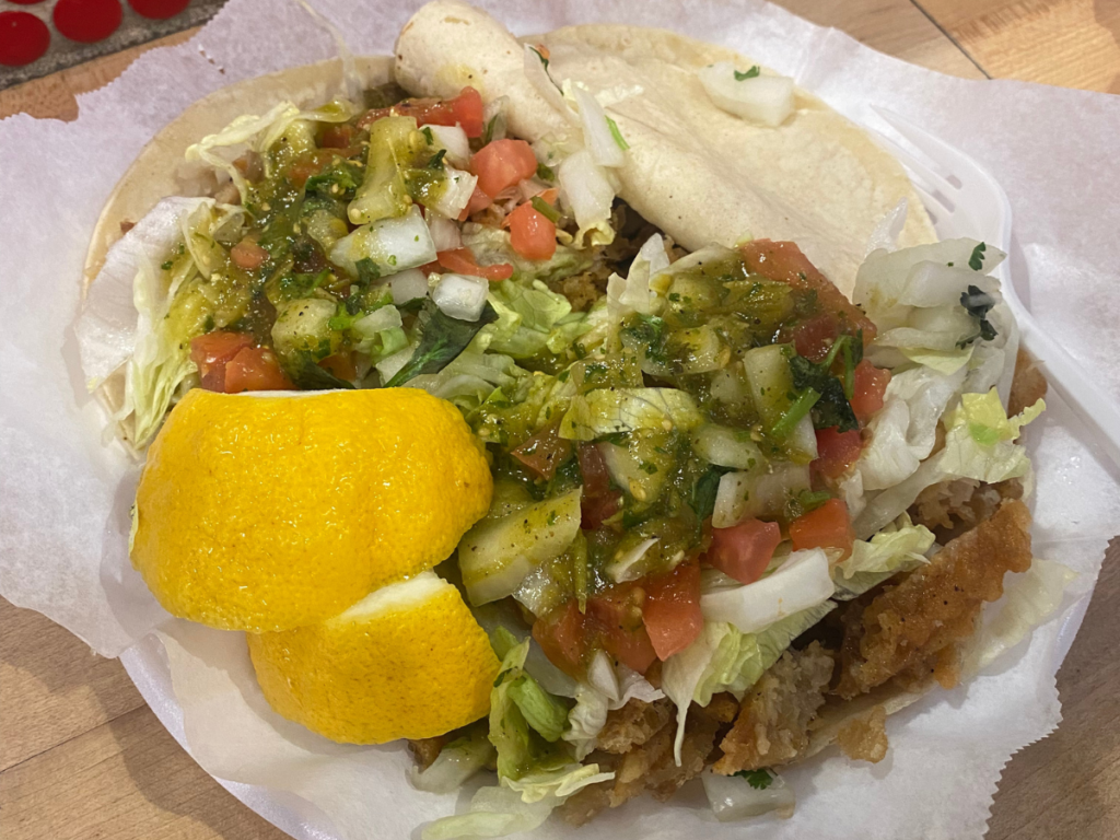 fish tacos from ava maria